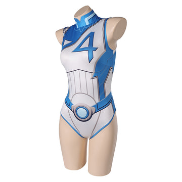 Susan Storm Women Blue One-piece Swimsuit Jumpsuit Cosplay Costume Outfits Halloween Carnival Suit